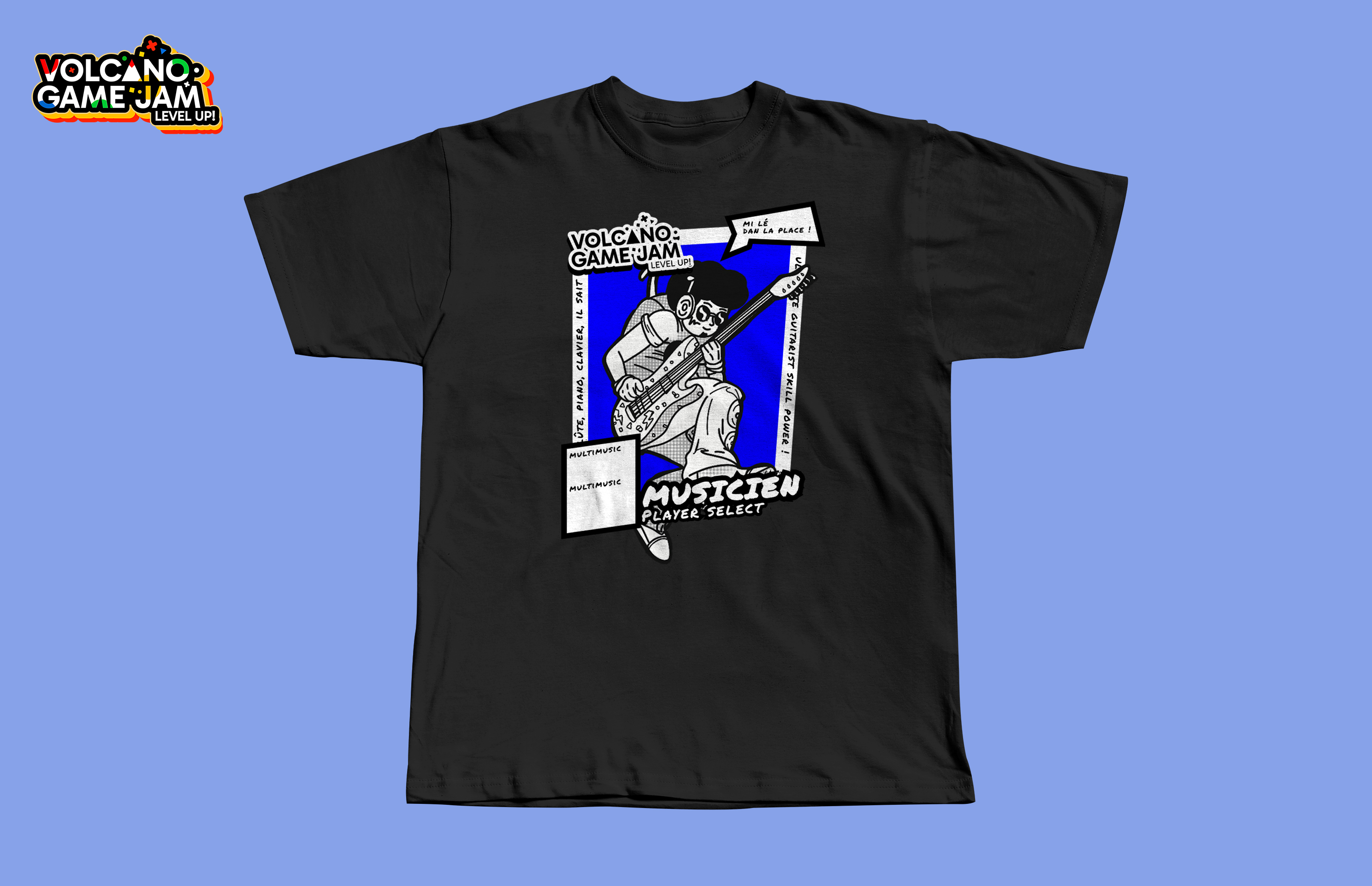 T-shirts Volcano GameJam 2025